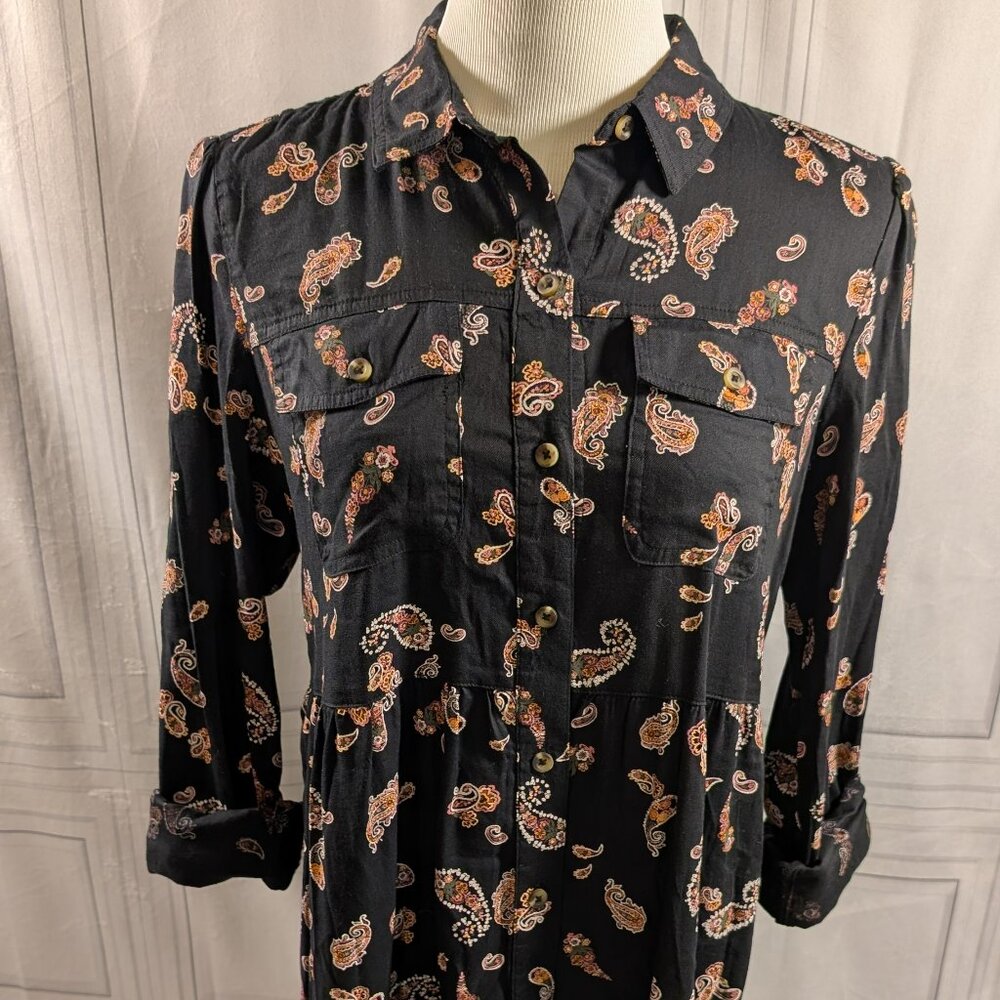 SO- Black, Paisley Dress